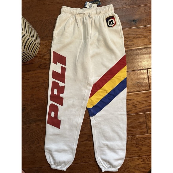 Ralph Lauren Pants - NWT Polo Ralph Lauren White 92 Racing 1 Joggers Size XS Unisex
